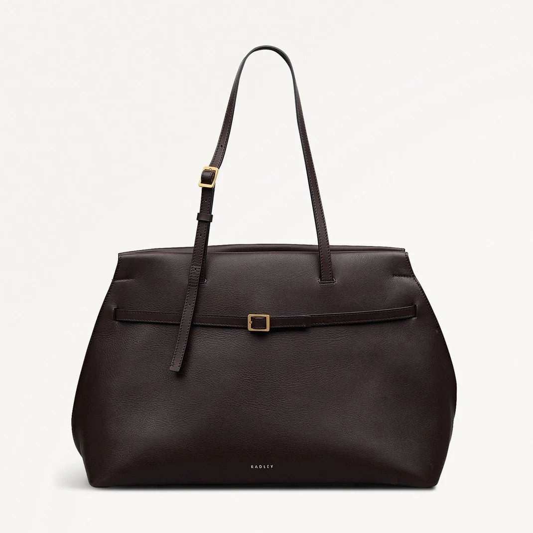 Radley London The Christina Large Ziptop Shoulder Bag In Dark Oak
